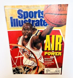 Vintage Sports Illustrated Michael Jordan Chicago Bulls Air Power  June 17, 1991 - Picture 1 of 2