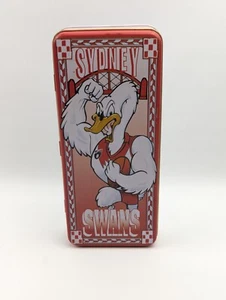 Vintage 90s Sydney Swans AFL Collectors Tin School Office Work - Picture 1 of 6