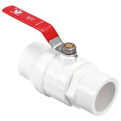 Kugelhahn, 1-1/4 Zoll, PVC-Muffenendventil für Aquarium-Sumpfpumpe, Pool - Bild 1 von 4