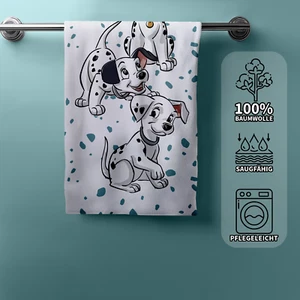 Telo doccia Disney 101 Dalmata Lucky telo mare telo mare 70 x 140 cm - Foto 1 di 5