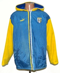 CHAQUETA CON CAPUCHA DE FÚTBOL DE ENTRENAMIENTO REVERSIBLE PARMA ITALY 1995/1997 L - Imagen 1 de 11