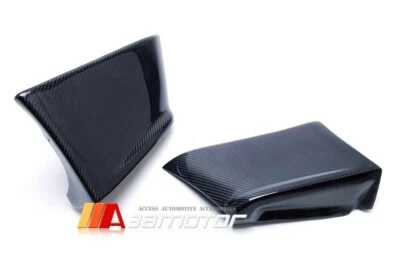 Carbon Fiber Rear Bumper Corner Extension Set fits Mitsubishi Evolution X EVO 10 - Image 1 of 3