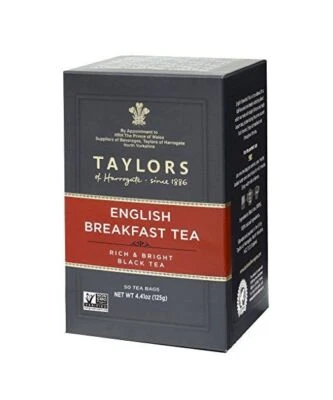 Taylors of Harrogate English Breakfast, 50 Tea bags - Image 1 of 2