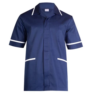 Herren Gesundheitswesen Krankenpflege Premium Schönheit Tuniken Uniform Krankenhaus Arbeitshemd - Bild 1 von 1