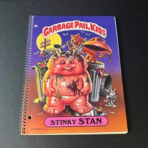 Cuaderno temático Topps Garbage Pail 1985 para niños Stinky Stan espiral de 3 agujeros - Imagen 1 de 3
