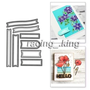 Banner Label Metal Cutting Dies Scrapbooking Cut Stencil DIY Card Make Craft - Picture 1 of 5