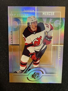 21-22 UD Extended Series Hockey Rookie Retro SPX-43 Dawson Mercer