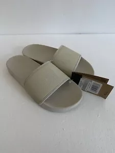 The North Face Women’s Sliders Size 7 Slides Pool Beach Sandstone Beige New TNF - Picture 1 of 6