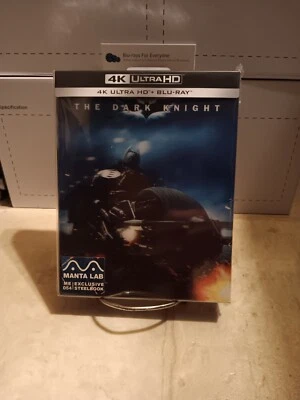 The Dark Knight 4K Double Lenticular B SteelBook Blu-ray MANTA LAB 2008 ShpNxtDy - Image 1 of 4