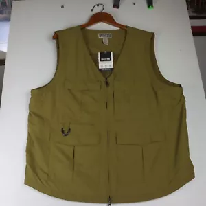 NWT Duluth Trading Company Men's 18 Pocket Fool Work Vest Kahki Color Size XL, - Picture 1 of 9