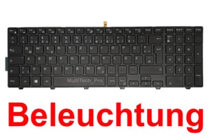 DE Tastatur Dell Inspiron 15-7000 7557 7559 15-3000 3541 3542 mit Beleuchtung - Bild 1 von 3