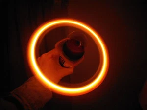 CLIFFORD The BIG RED DOG Spinning Light Toy ~TRACER MAKER~ 4th of July  - Picture 1 of 6