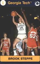 1991 Georgia Tech Collegiate Collection Multi-Sport Card #26 Brook Steppe BK