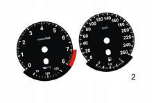 Anzeigen, Tachometer, Tachoscheiben für BMW X5, X6, M3, E60, E61, E70, E92, 330D