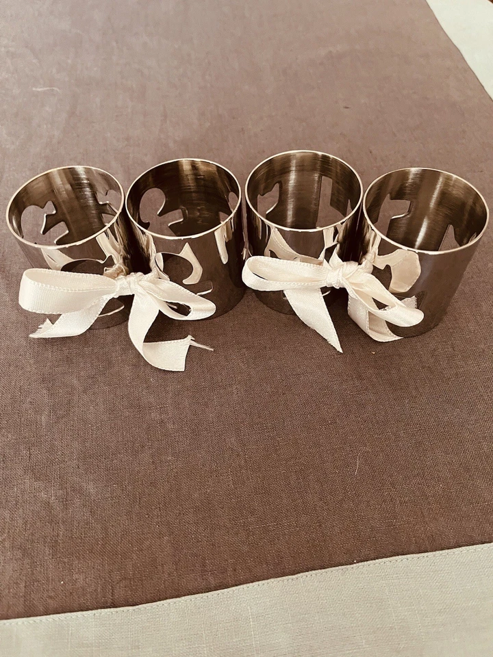 Quattro Portatovaglioli GIROTONDO ALESSI Acciaio Inossidabile - Immagine 1 di 4