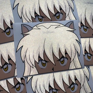 CALCOMANÍA DE COCHE PEEKER DE ANIME REFLECTANTE INUYASHA - Imagen 1 de 2