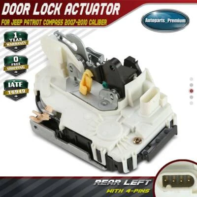 Actuador de bloqueo de puerta para Dodge Caliber 07-09 Jeep Compass Patriot 07-10 trasero izquierdo Foto 1 de 4
