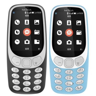 Nokia 3310 (2018) Unlocked GSM LTE 4G Phone 2.4" 2.0MP Flashlight FM Radio MP3 - Image 1 of 4