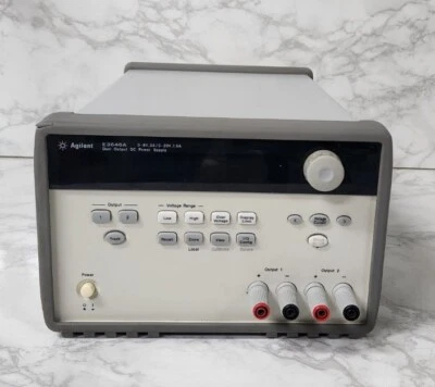 Agilent E3646A: 0-8V, 0-3A/0-20V, 1.5A Dual Output DC Power Supply - Image 1 of 4