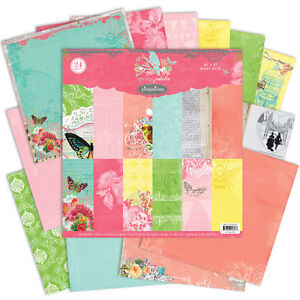 PINK PAISLEE "SPRING JUBILEE" 12X12 PAPER COLLECTION (12PCS) SCRAPJACK'S PLACE