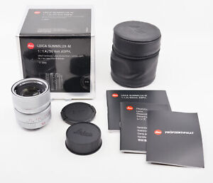 Leica Summilux-M 50mm F/1,4 ASPH - 11892 - 6bit - Silber 1:4/50 - Händler