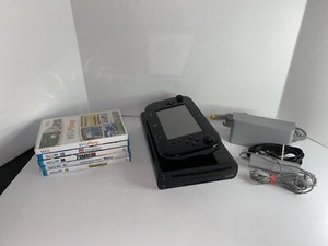 Nintendo Wii U Console W/ Games Bundle (Tested) 32GB FACTORY RESET - Super Smash