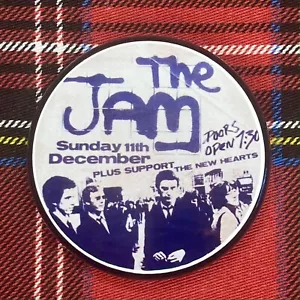 THE JAM Póster Volante Pin Botón Insignia Paul Weller Croydon UK Tour 1977 - Imagen 1 de 3