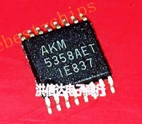 5PCS 5358AET AKM5358AET AK5358AET-E2 96kHz 24-Bit ADC IC TSSOP16 #K1995 
