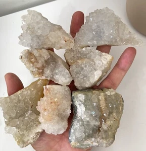 1x Natural Anandalite 'Iris aka Rainbow Quartz' Crystal Cluster Rare A004 - Bild 1 von 2