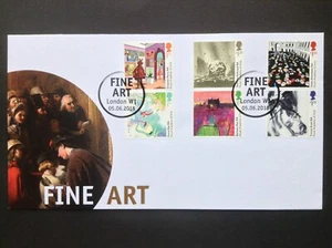 GB Buckingham 2018 Royal Academy of Arts Set on First Day Cover, Fine Art W1 SHS - Picture 1 of 2