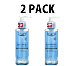 Eucerin, 2 PACK, Hydrating Cleansing Gel + Hyaluronic Acid, 6.8 fl oz (200 ml) - Picture 1 of 3