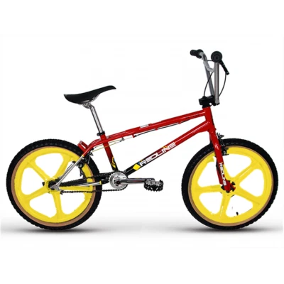 Bicicleta REDLINE Retro 20" RL20B Roja con Rueda Skyway Amarilla Actualización Foto 1 de 4