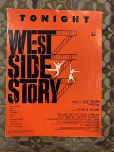 Partituras de la película musical West Side Story 1958 Tonight Natalie Wood - Imagen 1 de 6