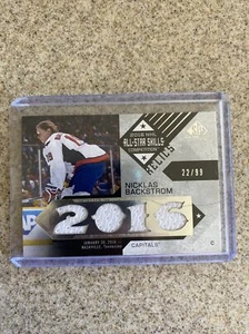 2016 2017 SP Gioco Usato Miscele Relic Skills Nicolas Backstrom 22/99 US - Foto 1 di 7