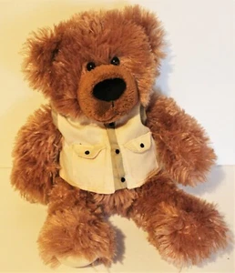 Oso pardo de peluche con chaleco Gund United Airlines Ben Flyin 12′′  - Imagen 1 de 6