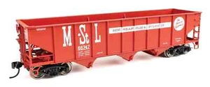 HO 910-56714 Walthers Mainline 40' AAR 70 Ton 3-Bay Open Hopper M & St. L 66747 - Picture 1 of 4
