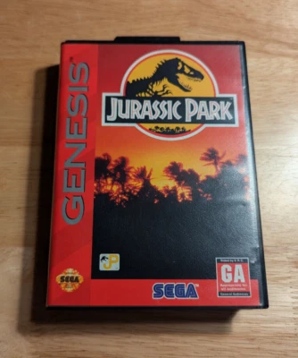 Jurassic Park (Sega Genesis, 1993) - No Manual - Image 1 of 4