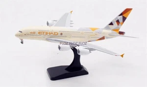para aviación para Etihad Airways para avión Airbus A380 A6-APA 1:400 preconstruido - Imagen 1 de 12