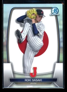 2023 Bowman Chrome Roki Sasaki WBC Flag Variations Refractor 146/499 - Picture 1 of 2