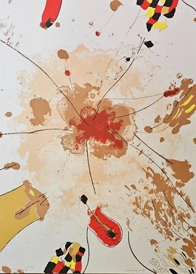 Josep Guinovart Com La Roda Handsigniert Limitierte Auflage Lithographie '82 Art - Bild 1 von 4