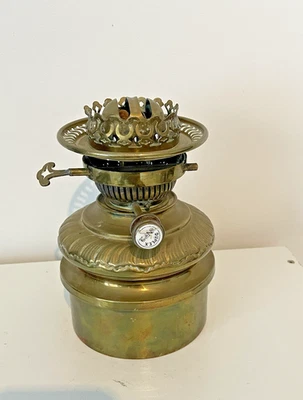 Lampe à pétrole  laiton  bobêche DUPLEX N°2 . - Photo 1/4