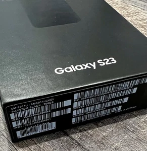 NEW Sealed Samsung Galaxy S23 5G S911U 256GB Phantom Black Verizon (W123) - Picture 1 of 3