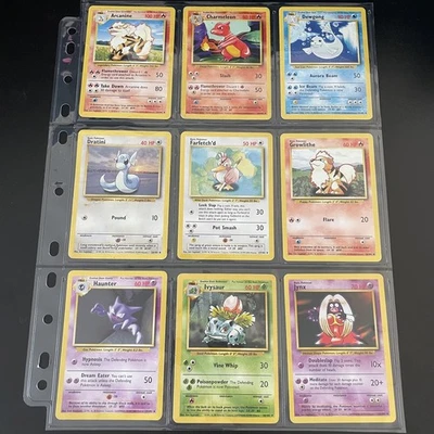 ⭐️Complete Pokémon Base Set Common Uncommon Cards 1999⭐️Pokémon Base Set starter - Image 1 of 4