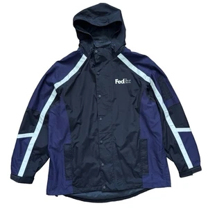 Fedex Stan Reflective Rain Coat Windbreaker Herman VF Imagewear Size XXL - Bild 1 von 11