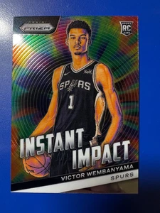 2023-24 Panini Prizm Instant Impact Insert Victor Wembanyama #3 RC Spurs - Bild 1 von 2