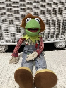 Vintage NANCO Muppets Kermit Frog Wizard of Oz Scarecrow . Poseable Doll - Picture 1 of 4