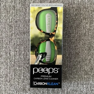 Peeps Carbon Klean Pulitore Lenti per Occhiali - Tecnologia Microfibra di Carbonio Verde - Foto 1 di 4