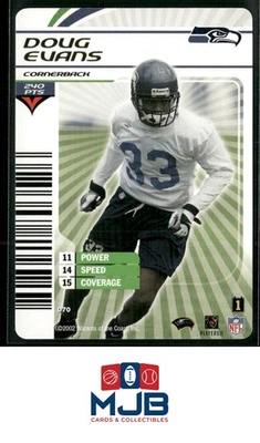 2002 NFL Showdown 1st & Goal Doug Evans #070 RARE - Image 1 of 2