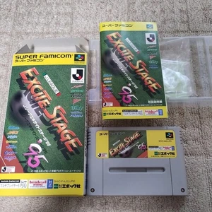 SNES Excite Stage 95 Super Famicom JPN Vintage Limited Edition Rare Video Game M - Picture 1 of 9