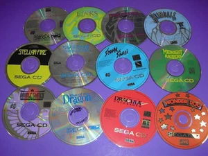 Lotto 12 dischi CD Sega SOLO non testati! Heimdall Wing Commander Wonder Dog - Foto 1 di 6